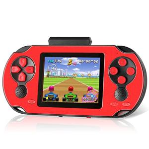 Handheld 16-Bit Retro Game Console - Red