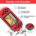 Handheld 16-Bit Retro Game Console - Red