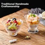 Mfacoy Stemless Martini Glass Set of 9