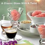 Mfacoy Stemless Martini Glass Set of 9