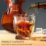 Comsmart 10 oz Whiskey Glass Set in Gift Box