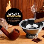 Compact Stainless Steel Ashtray for Solo Smokers