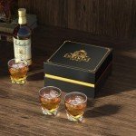 Comsmart 10 oz Whiskey Glass Set in Gift Box