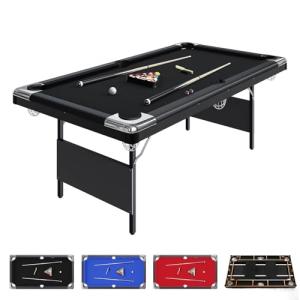 7-Foot Portable Pool Table with Accessories
