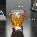 Comsmart 10 oz Whiskey Glass Set in Gift Box