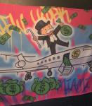 Funny Money Bags Flag for Man Cave Decor