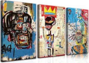 Colorful Graffiti Canvas Art for Your Man Cave