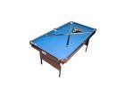 RACK Crucis 5.5-Foot Folding Pool Table - Blue