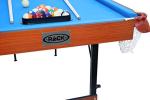 RACK Crucis 5.5-Foot Folding Pool Table - Blue