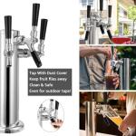 3-Tap Stainless Steel Beer Kegerator Dispenser