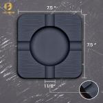 Unbreakable Outdoor Cigar Ashtray with 4 Rests