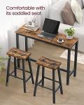 Stylish Set of 2 Counter Height Bar Stools