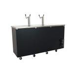 3-Door Double Tower Kegerator Beer Dispenser