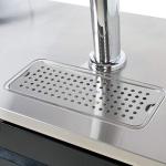 3-Door Double Tower Kegerator Beer Dispenser