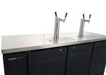 3-Door Double Tower Kegerator Beer Dispenser