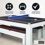Hathaway Newport II 7-Foot Pool and Ping Pong Table