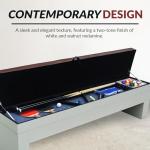 Hathaway Newport II 7-Foot Pool and Ping Pong Table