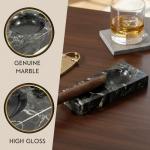 Genuine Marble Cigar Ashtray with Single Rest