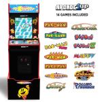 Pacmania Legacy Arcade Cabinet with Riser & Marquee