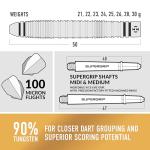 Harrows Combat 90% Tungsten Steel Tip Darts Set