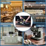 3-Pack Non-Slip Rubber Bar Mats for Home Use