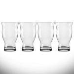 USA Made Nucleated Pint Glasses - 4 Pack