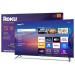 75-Inch 4K Roku Smart TV with Voice Remote