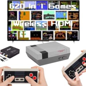 Mini Retro Game Console with 620 Built-In Games