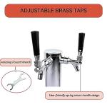 Double Faucet Beer Kegerator Conversion Kit