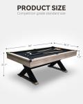 84-Inch Pool Table for Your Man Cave