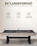 84-Inch Pool Table for Your Man Cave