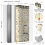 Cocktail Lover's Retro Metal Bar Sign 12x16