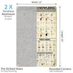 Cocktail Lover's Retro Metal Bar Sign 12x16