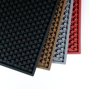 Anti-Slip Star Pattern Bar Mat - 17x13 inches