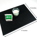 Anti-Slip Star Pattern Bar Mat - 17x13 inches