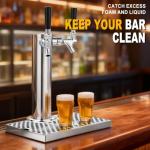 Dual Tap Kegerator Tower Kit with Drip Tray