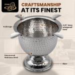 Stinky Cigar Tall Windproof Ashtray - Silver