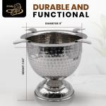 Stinky Cigar Tall Windproof Ashtray - Silver