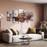 Rustic Old Car Canvas Prints for Man Cave