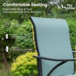 7-Piece Outdoor Bar Dining Set with Swivel Stools