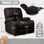 Massage Rocker Recliner Chair with USB Ports