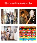 15-Piece Assorted Color Steel Tip Darts Set