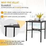 5-Piece Outdoor Patio Bar Set with Swivel Stools