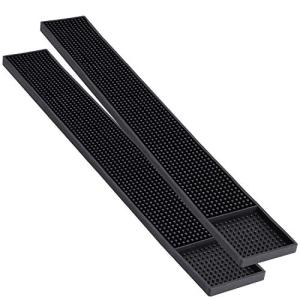 Noverlife Non-Slip Rubber Bar Mats - 2 Pack