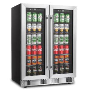 Erivess 24-Inch Dual Zone Beverage Cooler