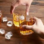 Ocean Ice Whiskey Glasses Set of 2