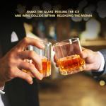 Ocean Ice Whiskey Glasses Set of 2