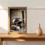 Vintage Baseball Wall Art for Man Cave Decor