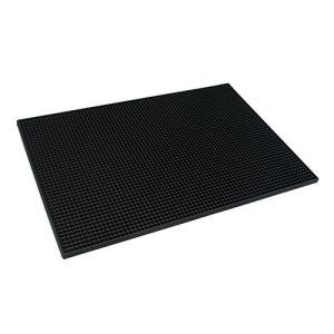 BARsics 18x12 Inch Black Bar Service Mat