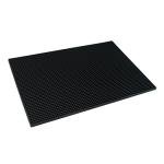 BARsics 18x12 Inch Black Bar Service Mat